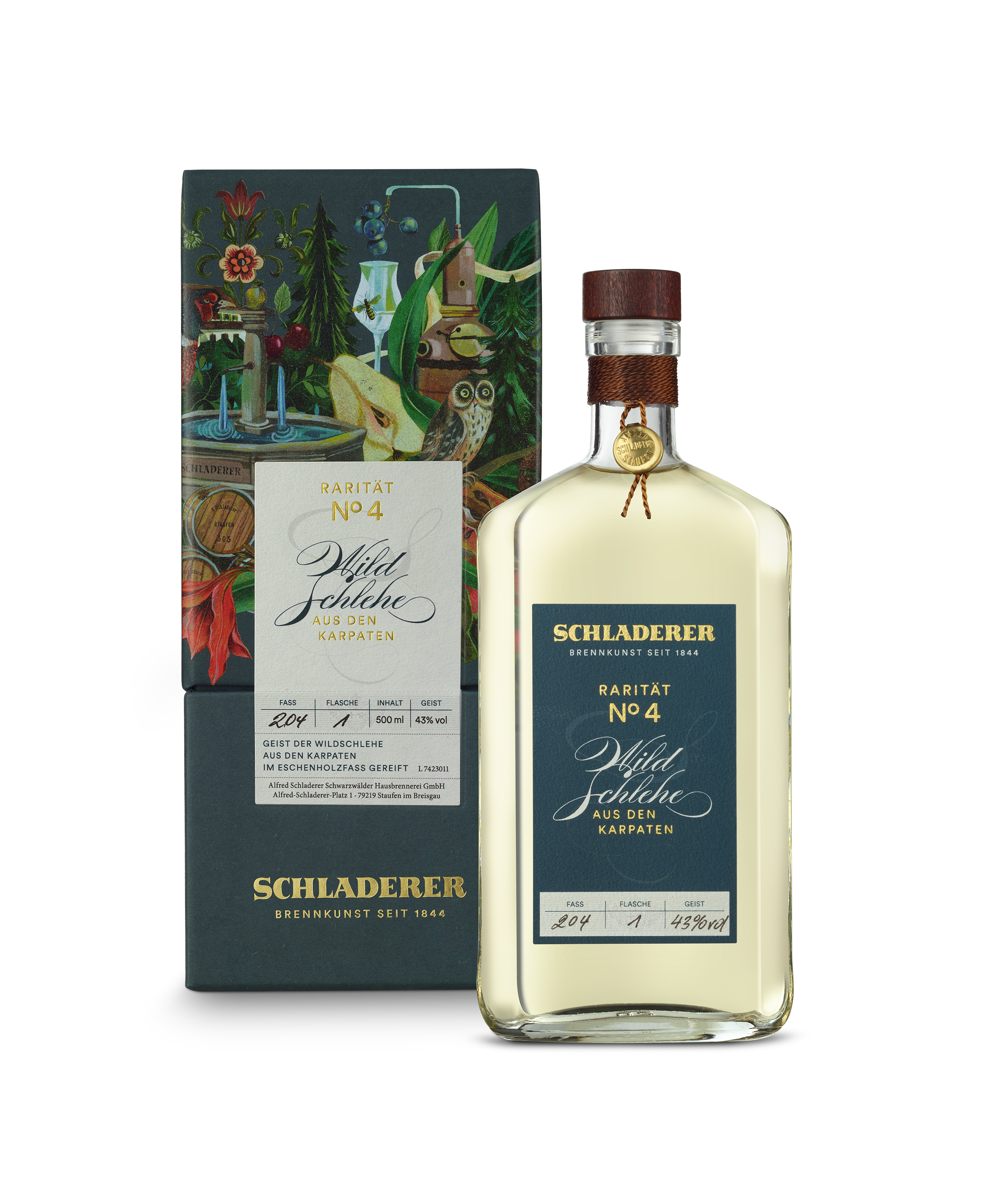 Rarität Wildschlehe Schladerer Obstbrand