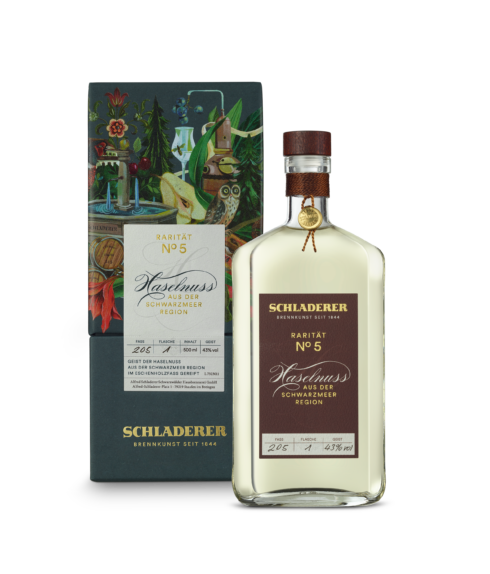Rarität Haselnuss Schladerer Obstbrand